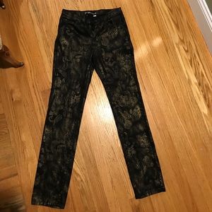Daniel metallic black shimmer jeans